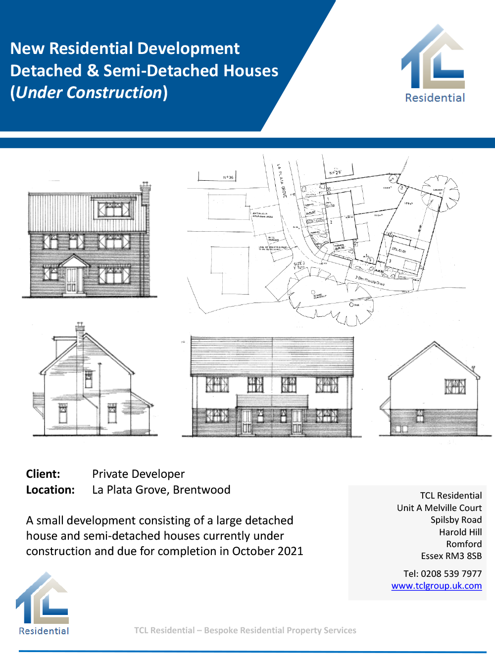 New Residential Development Detached & Semi Detached Houses (Under Construction)