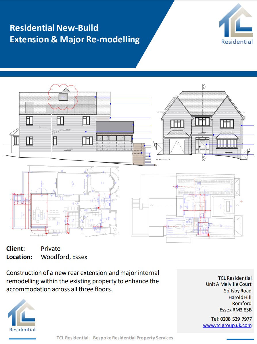Residential New-Build Extension and Major Re-modelling